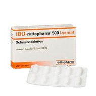 Ratiopharm IBU  500 Lysinat