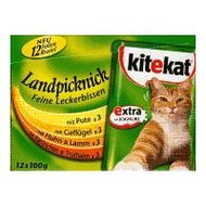 Kitekat Landpicknick Multipack, 12 Folienbeutel mit 4 versch. Sorten