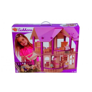 Eichhorn Villa mit M�beln und Figuren