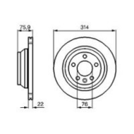 VW Touareg Bremsscheibe
