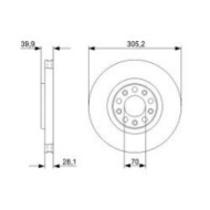 ALFA ROMEO 159 Bremsscheibe