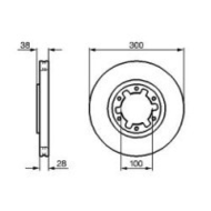 Nissan Pathfinder Bremsscheibe