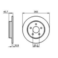 Ford C-Max Bremsscheibe