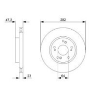 Honda FR-V Bremsscheibe