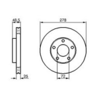Mazda 3 Bremsscheibe