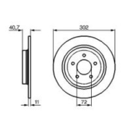 Mazda 5 Bremsscheibe