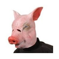 Tiermaske Schwein
