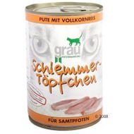 Grau Schlemmert�pfchen Katze - Pute mit Vollkornreis 400 g