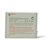 Lohmann & Rauscher Vaseline Tamponadestreifen 10mx2cm