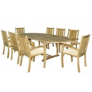 Essgruppe Teakholz