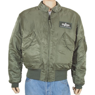 Alpha Industries Flieger-Jacke CWU 45-01 sage green