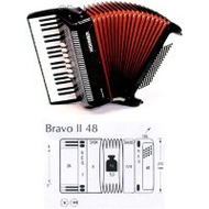 Hohner Bravo II 48 Akkordeon