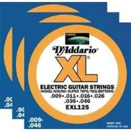 D`Addario EXL125-3D 3 Saiten-S�tze f�r E-Gitarre