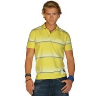 Levis Polo-Shirt, gelb-gestreift