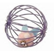 Trixie Gitterball mit Spielzeug, � 6 cm