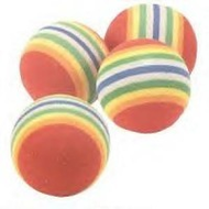 4 Rainbow-B�lle, � 3,5 cm