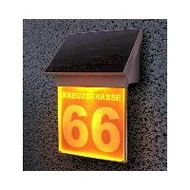 Hausnummernbeleuchtung Solar