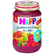 HiPP Himbeere mit Erdbeere in Apfel