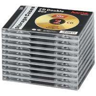 Hama CD-Doppel-Leerh�lle "Standard", 10er-Pack