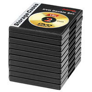 Hama DVD-Doppel-Leerh�lle mit Folie 10Pk.