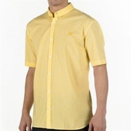 Herren-hemd-gelb