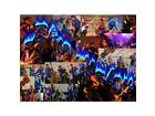 Collage-aus-bildern-der-blue-haley-band