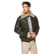 Herren-leder-jacke-braun