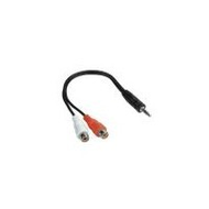 Hama-adapter-2x-cinch-kupplung-klinkenstecker-3-5-mm-stereo