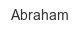 abraham