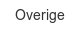 overige