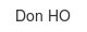 don-ho