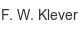 f-w-klever