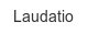 laudatio