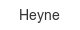 Heyne heyne