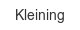 kleining