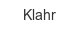 klahr