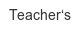 teacher-s
