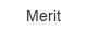merit