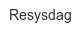resysdag