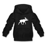 Spreadshirt-kinder-kapuzenpullover-schwarz