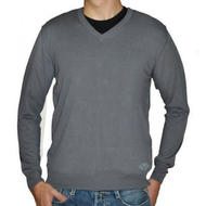 Herren-v-pullover-grau