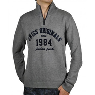 Herren-strickpullover-grau