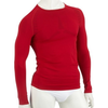 Herren-long-shirt-rot