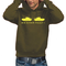 Herren-hoodie-oliv