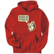Polo-herren-hoodie-rot