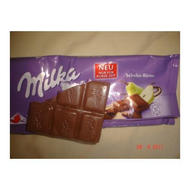 Milka-schoko-birne