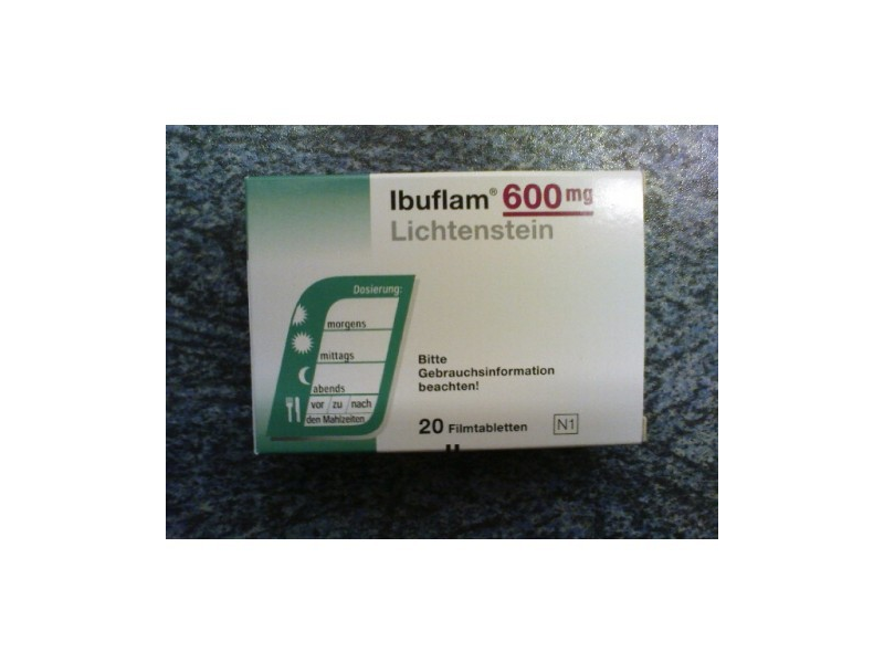 Winthrop IBUFLAM 600 mg Lichtenstein. 