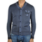 Herren-strickjacke-blau