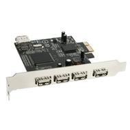 Inline-schnittstellenkarte-usb-2-0-4x-extern-1x-intern-pcie