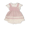 Baby-kleid-rosa-gepunktet